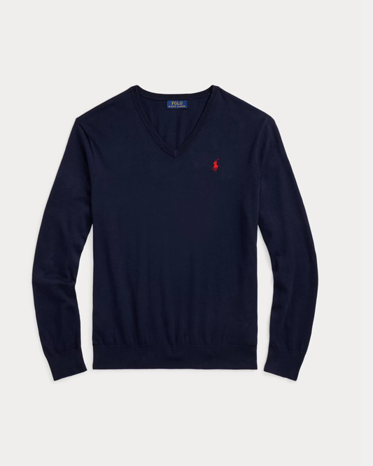 Sweater V-Neck Polo Ralph Lauren Navy