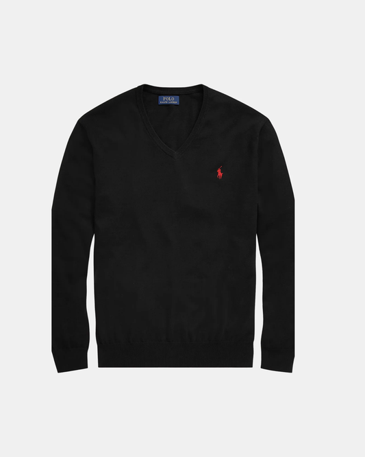 Polo Ralph Lauren V-Neck Sweater Black