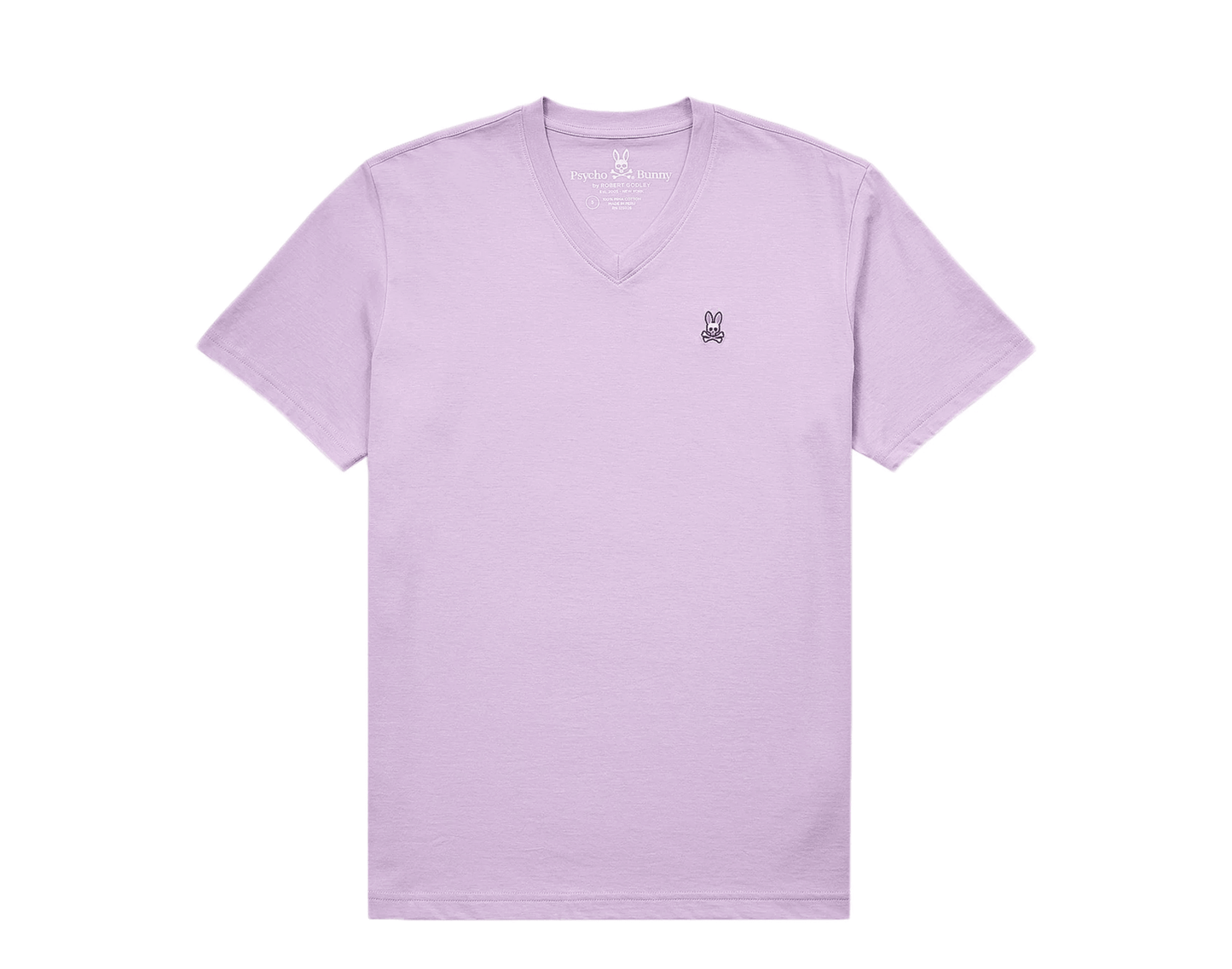 Psycho Bunny V-neck Polo Shirt, Lilac