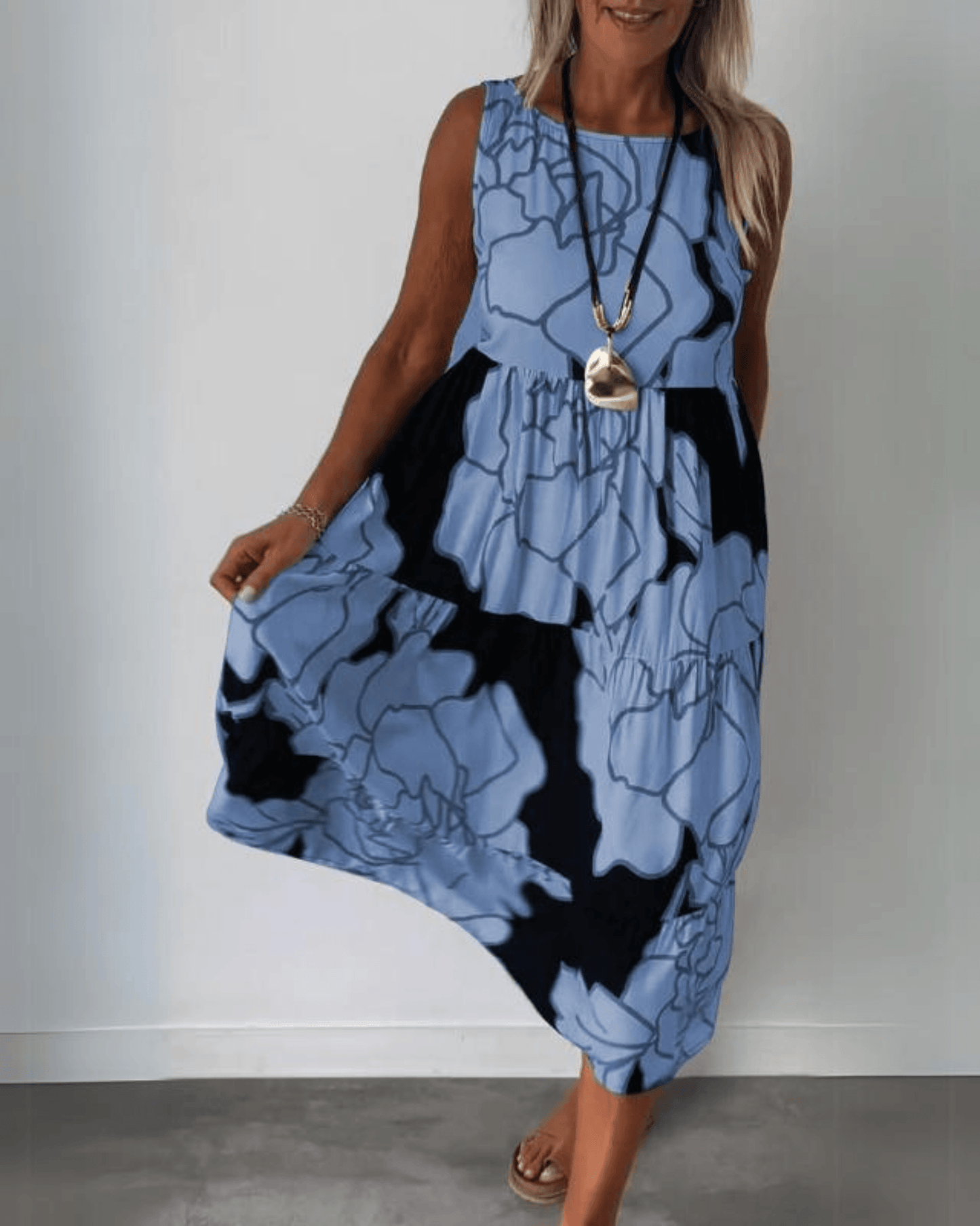 Vera Flora Bohemian Dress for Women - Effortless Elegance