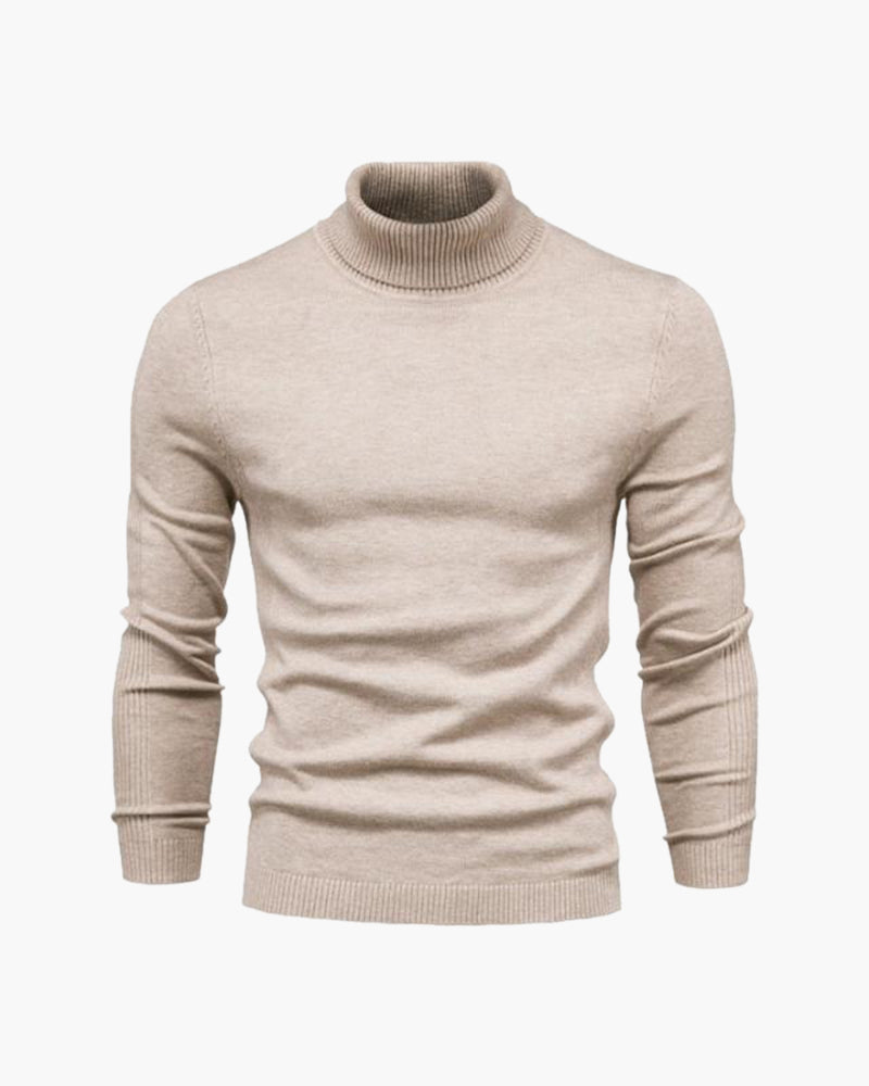Gstaad turtleneck sweater in merino wool