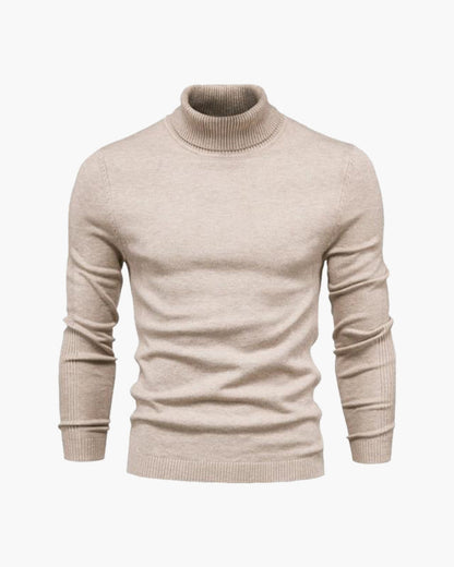 Gstaad turtleneck sweater in merino wool
