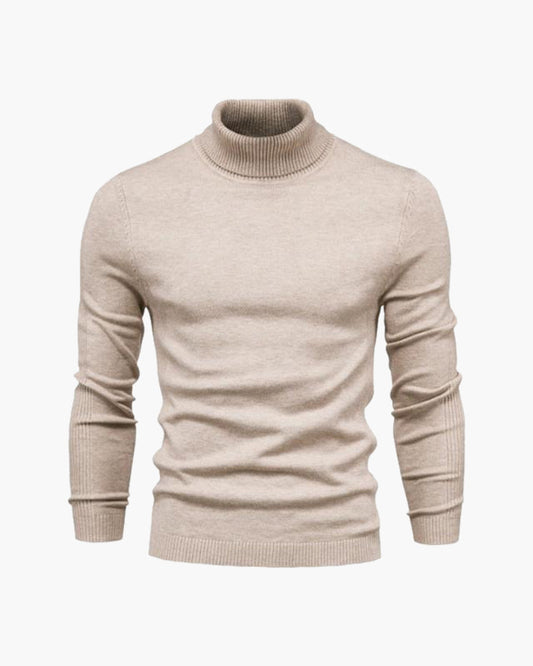 Gstaad turtleneck sweater in merino wool