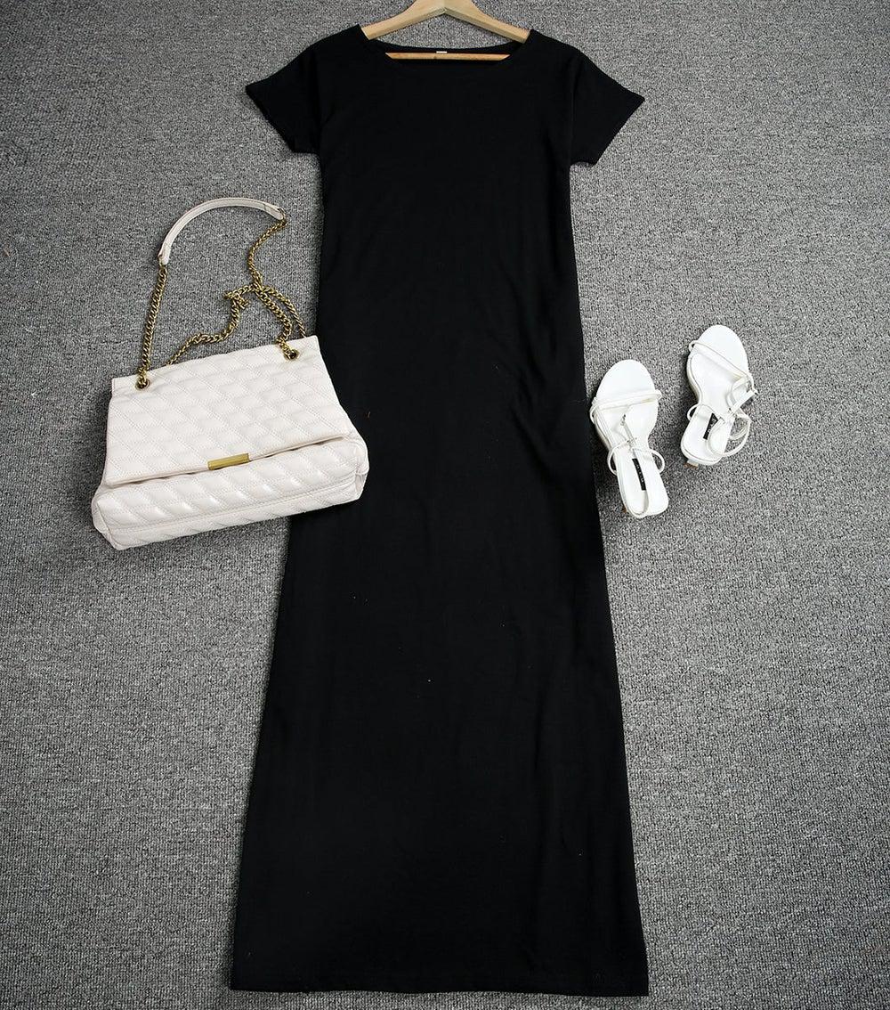 AnneLyra Chic Women's Maxi Dress – Soft Fabric, Multifunctional Elegance