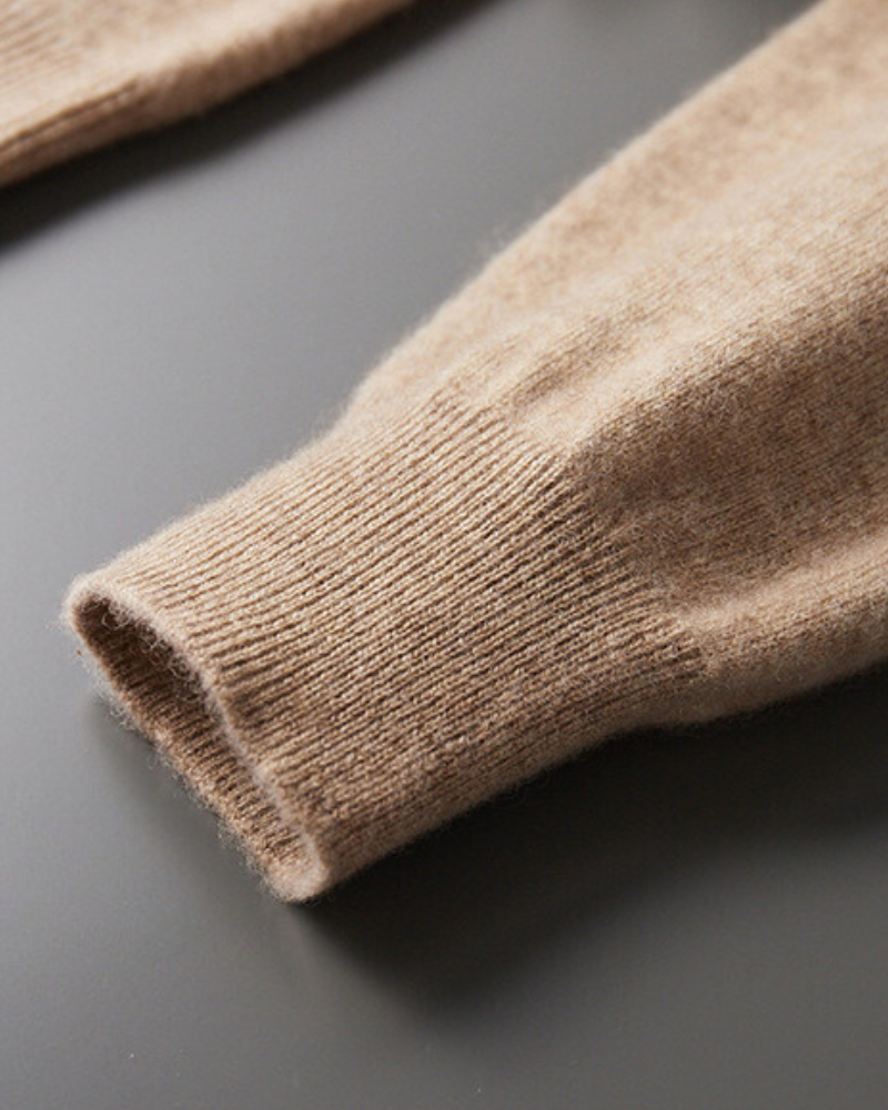 100% Cashmere hooded sweatshirt