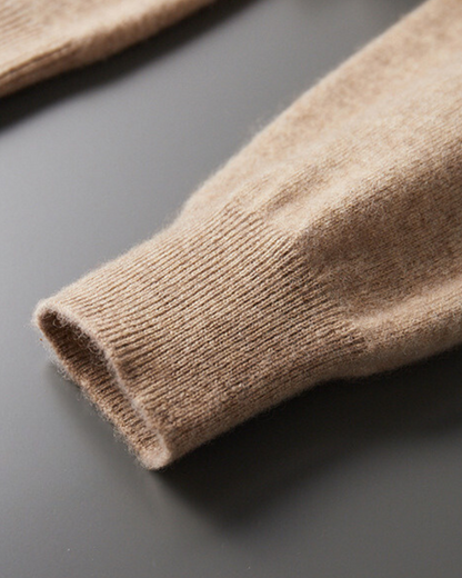 100% Cashmere hooded sweatshirt