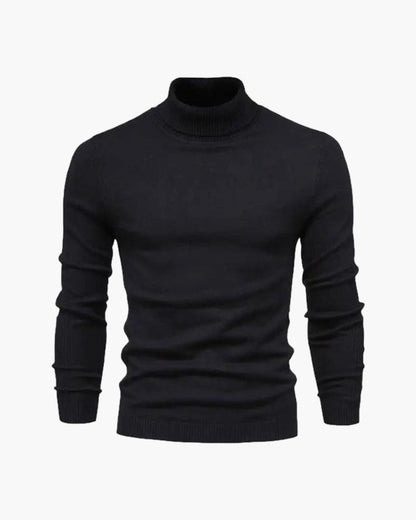 Gstaad turtleneck sweater in merino wool