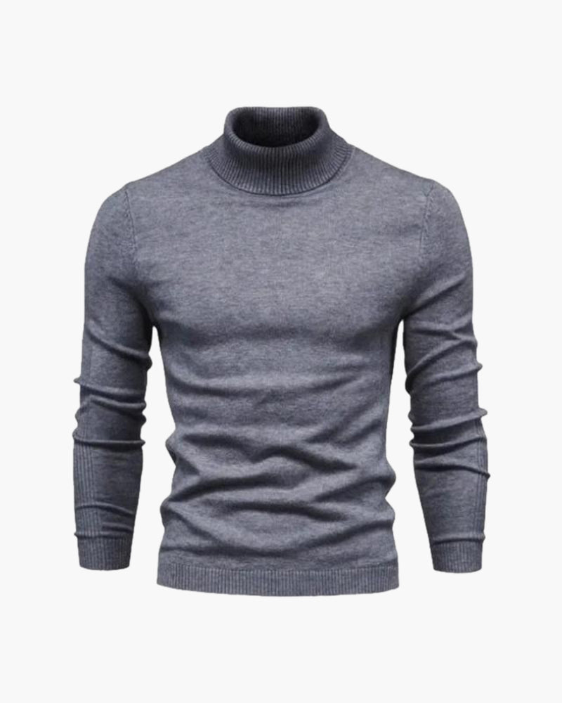 Gstaad turtleneck sweater in merino wool