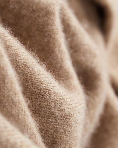 100% Cashmere hooded sweatshirt