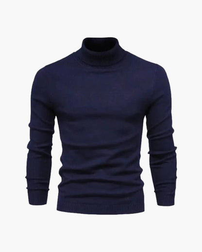 Gstaad turtleneck sweater in merino wool