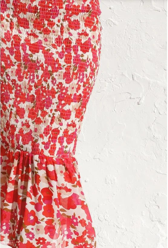 SummerGlow Printed Women's Dress – Effortless Elegance for Sunny Days