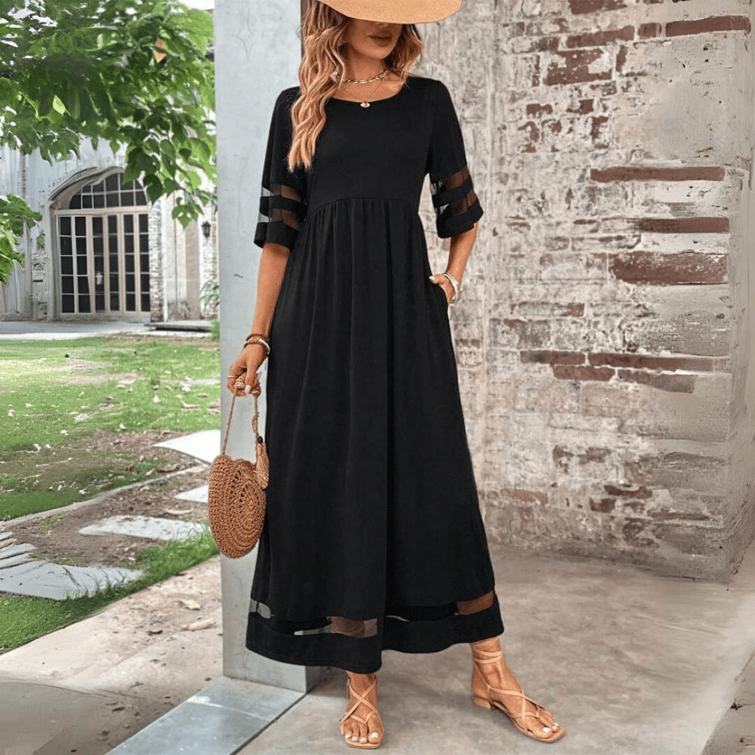 LunaGrace Elegant Maxi Dress for Sophisticated Occasions