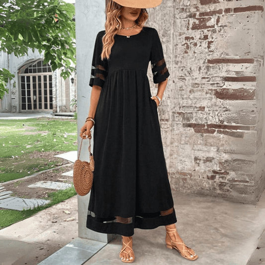 LunaGrace Elegant Maxi Dress for Sophisticated Occasions