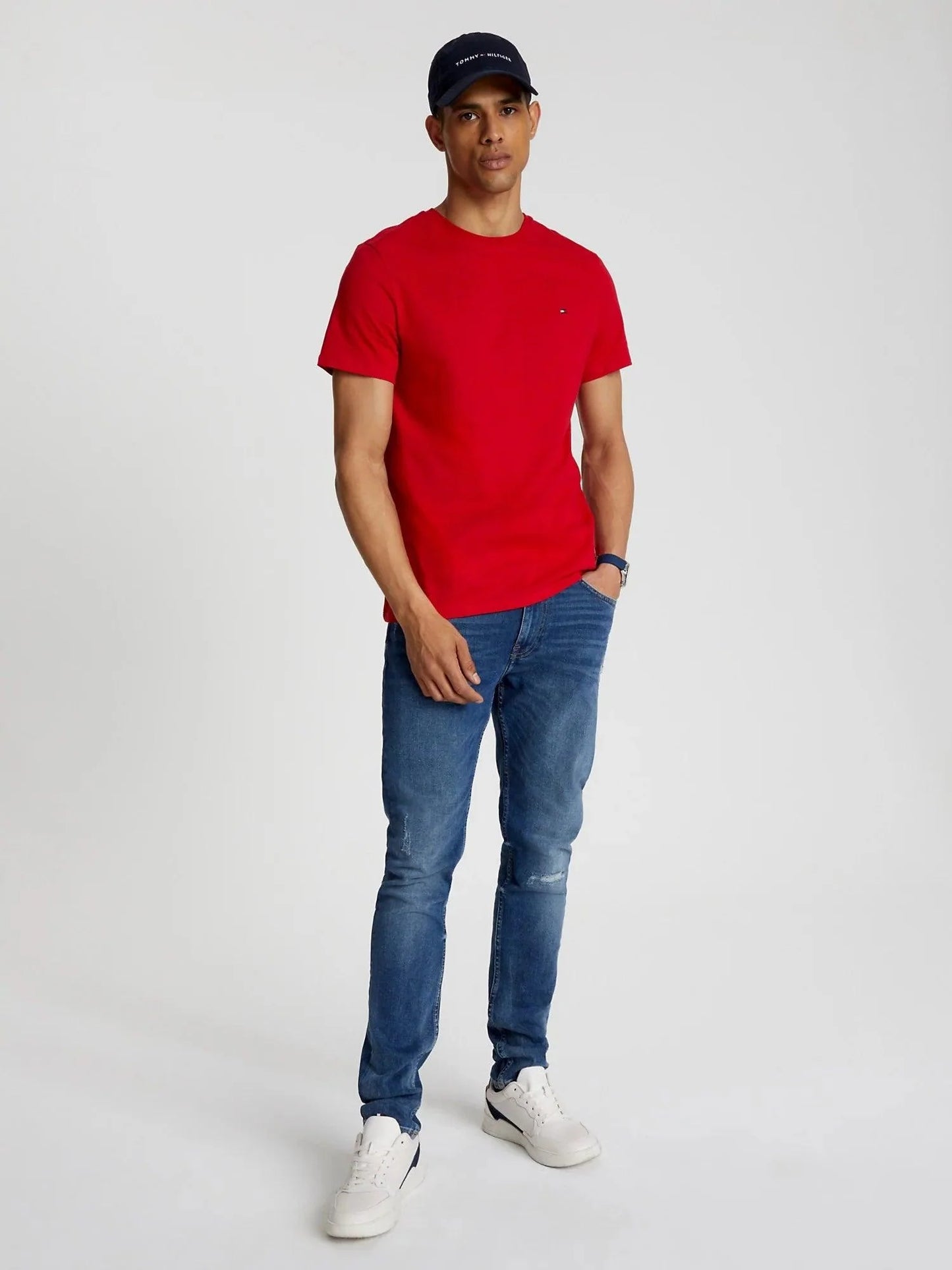 Tommy Hilfiger Red Polo Shirt