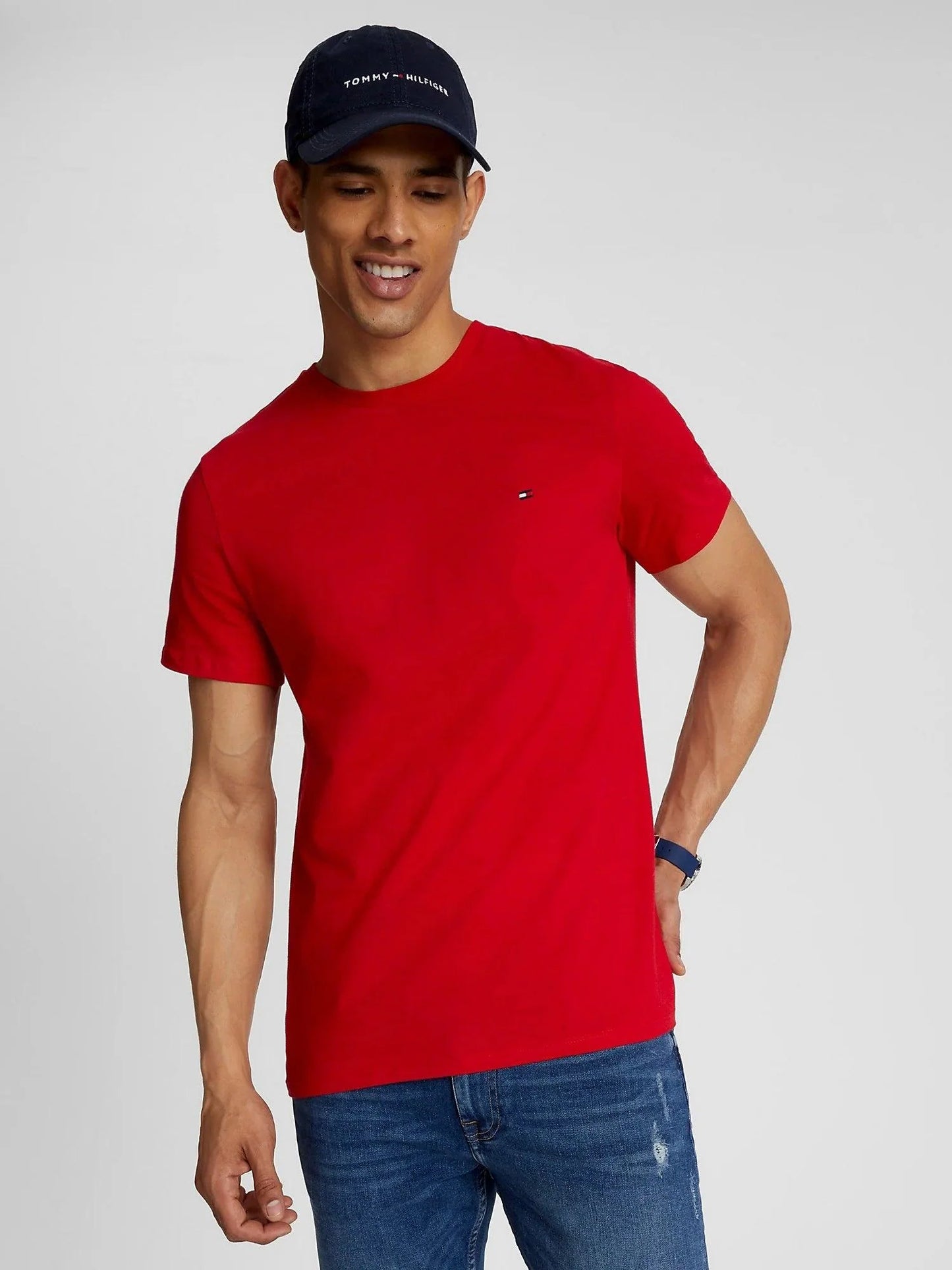 Tommy Hilfiger Red Polo Shirt