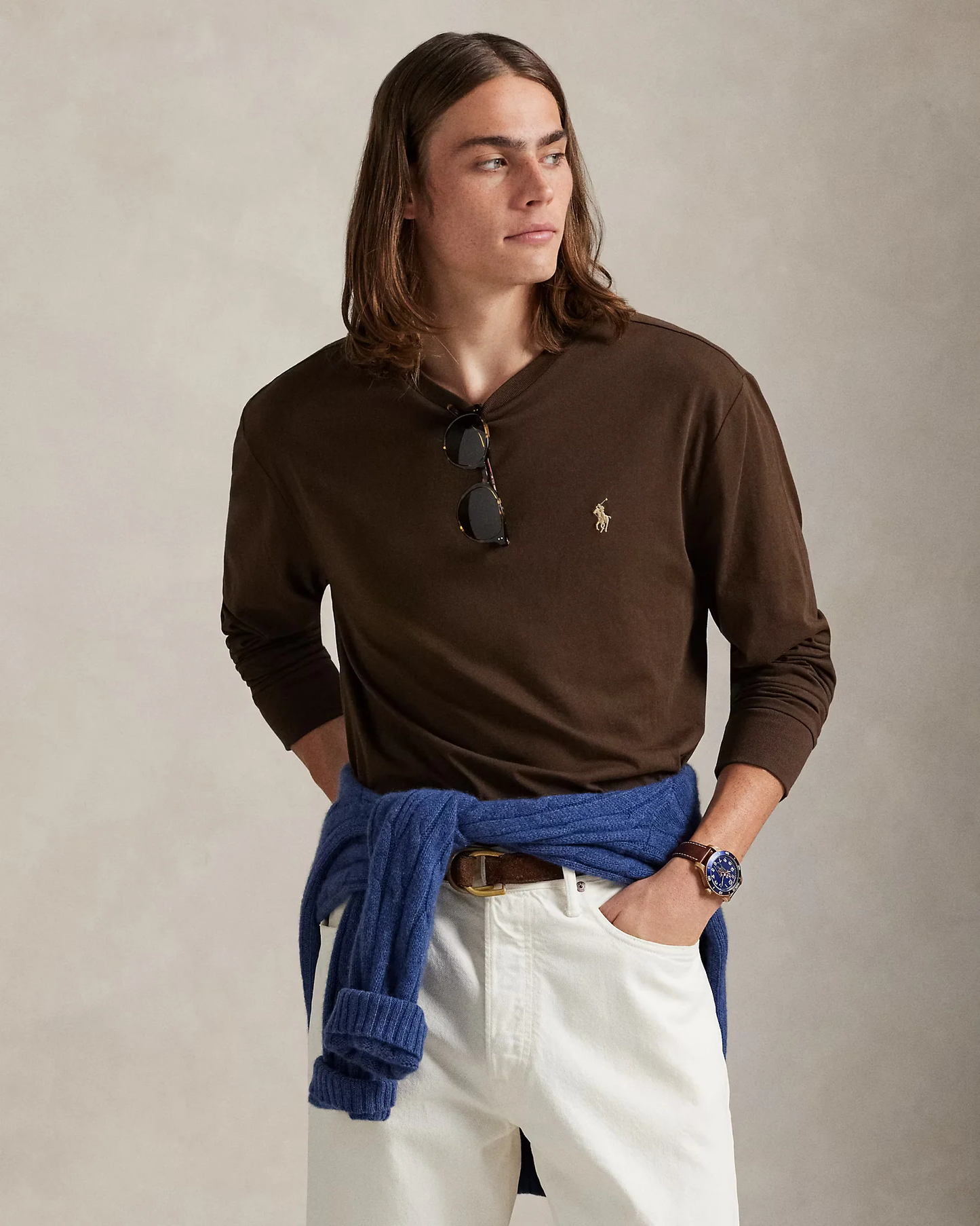 Polo Ralph Lauren Long Sleeve Brown