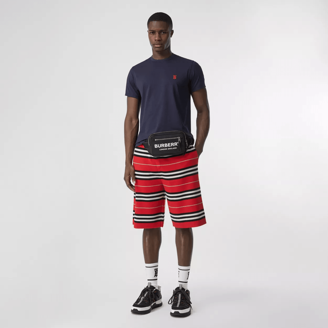 Burberry Monogram Motif T-shirt Navy