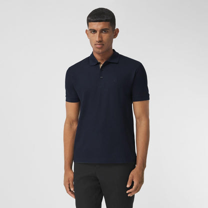 Burberry Polo Piqu¨¦ Monogram Motif Navy