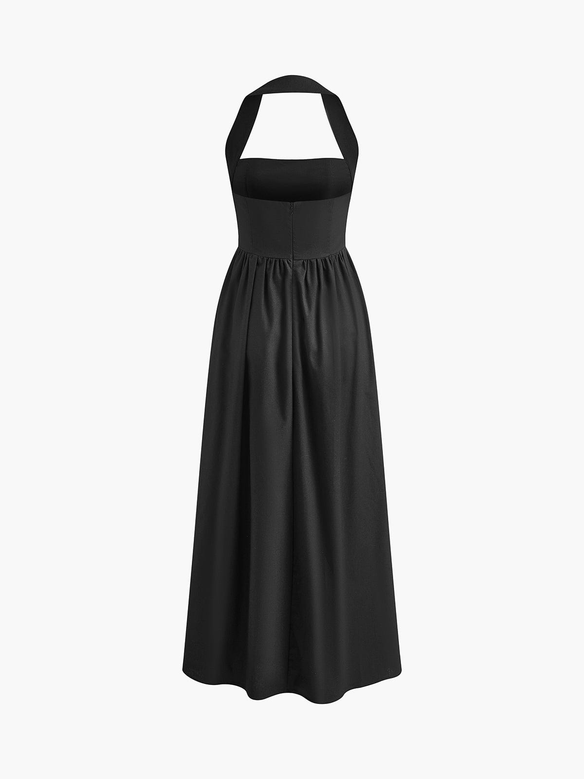 Effortless Elegance Halter Maxi Dress – Sleeveless Summer Style for Women