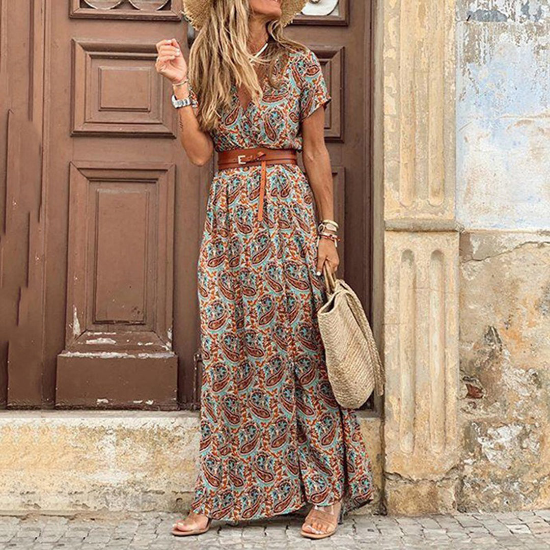 BohoChic Airy Maxi Dress – Versatile All-Season Apparel for Women