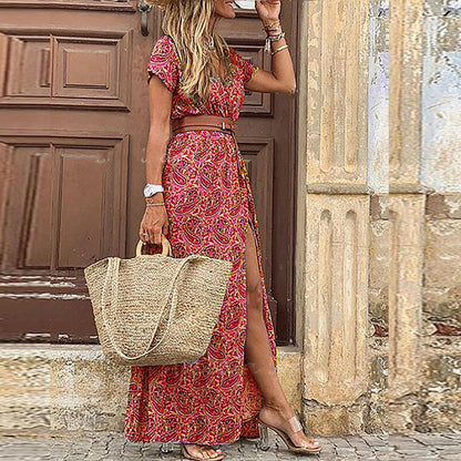BohoChic Airy Maxi Dress – Versatile All-Season Apparel for Women