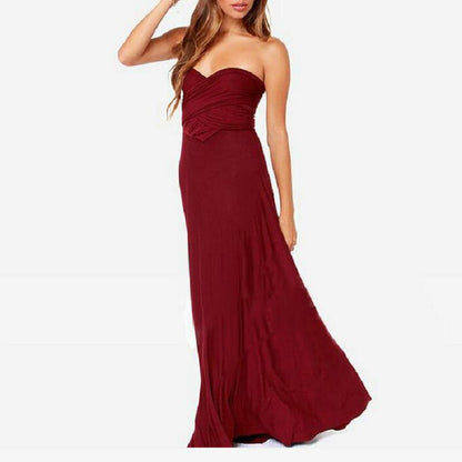 BellaGrace - Elegant Convertible Long Dress for Every Occasion