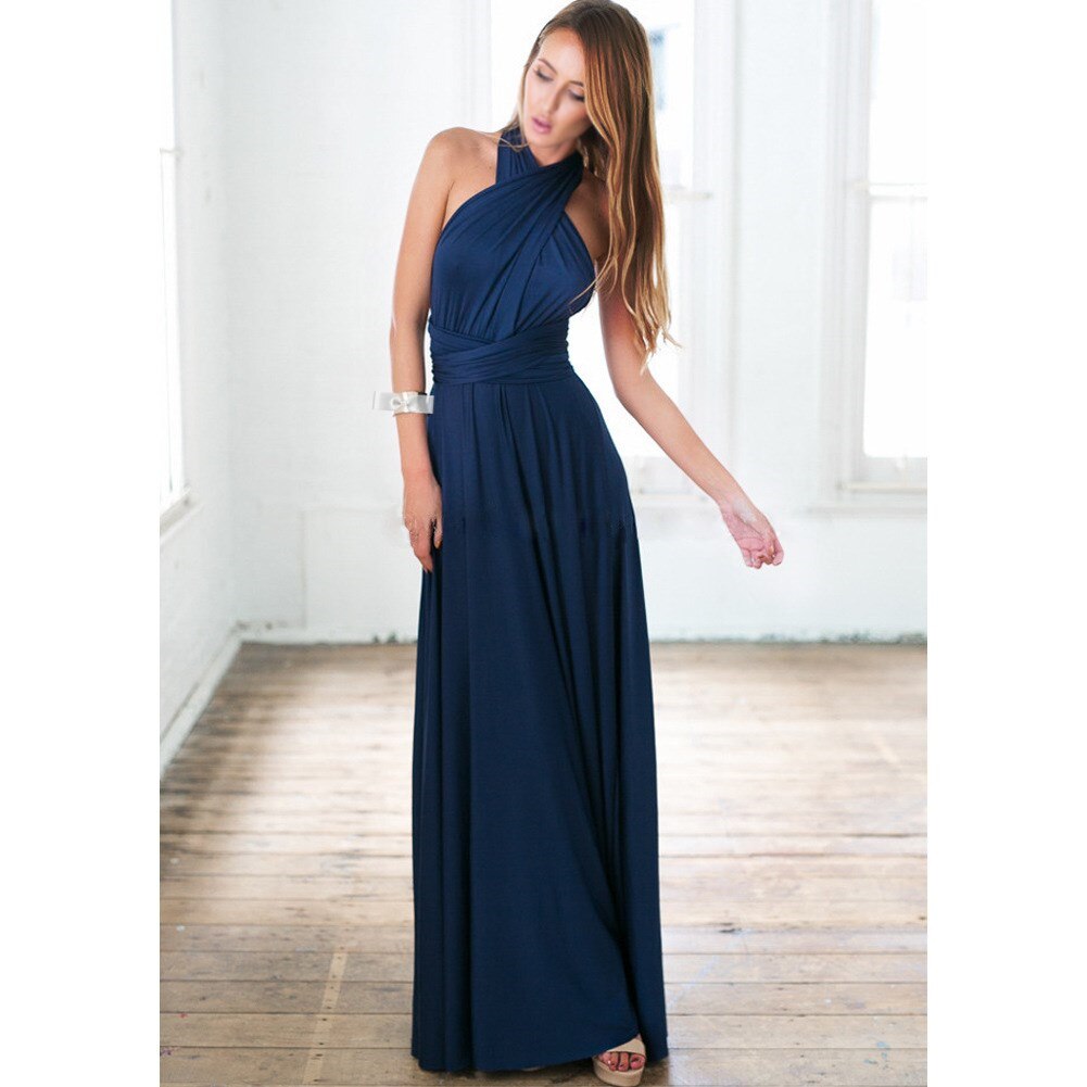 BellaGrace - Elegant Convertible Long Dress for Every Occasion