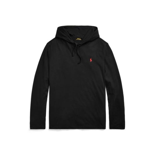 Polo Ralph Lauren Jersey Hooded T-Shirt Black