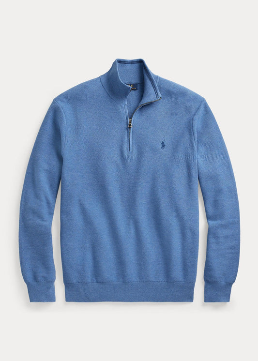 Polo Ralph Lauren Blue Piqu?? Jersey