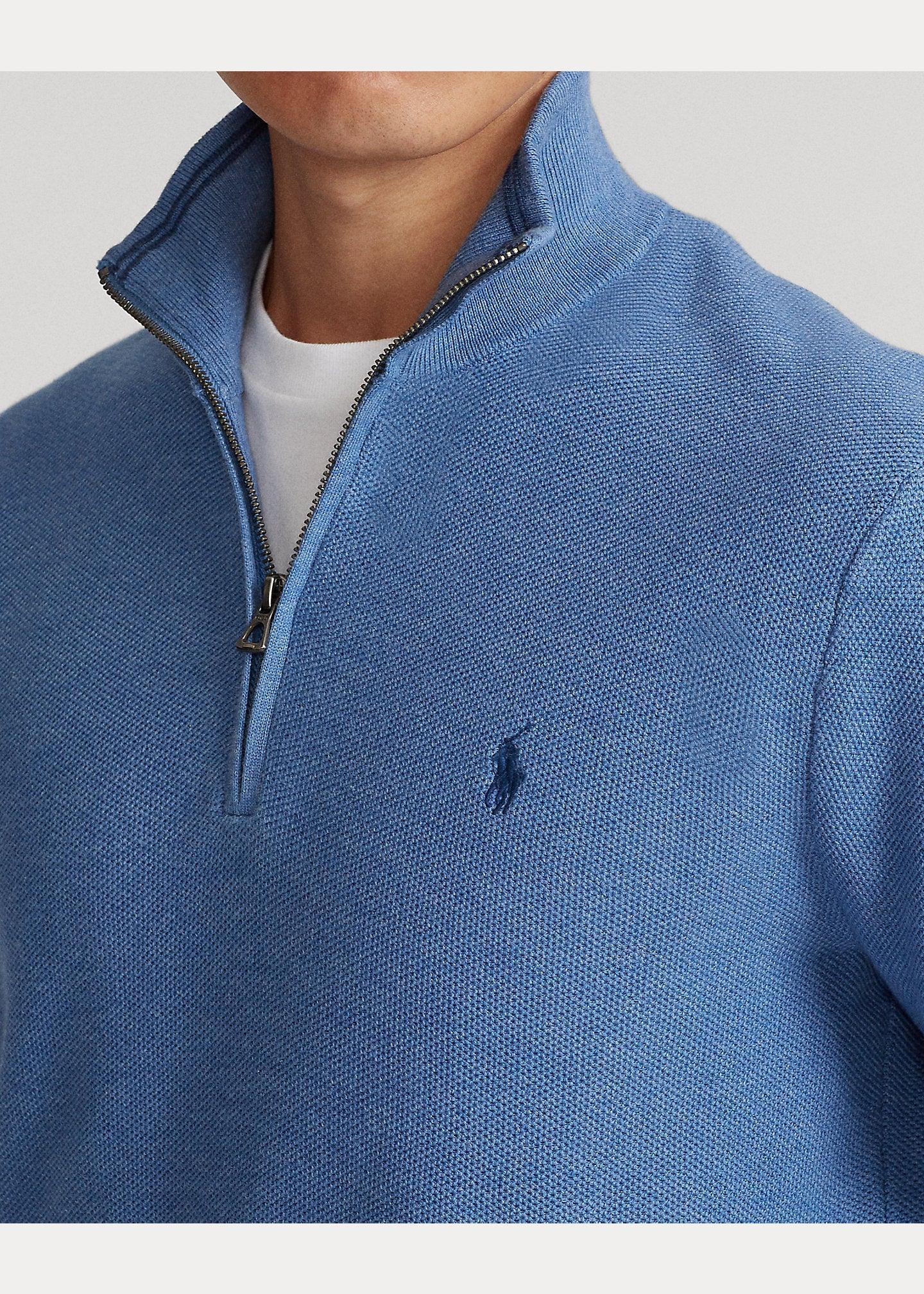 Polo Ralph Lauren Blue Piqu?? Jersey