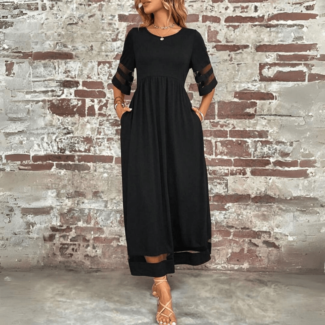 LunaGrace Elegant Maxi Dress for Sophisticated Occasions