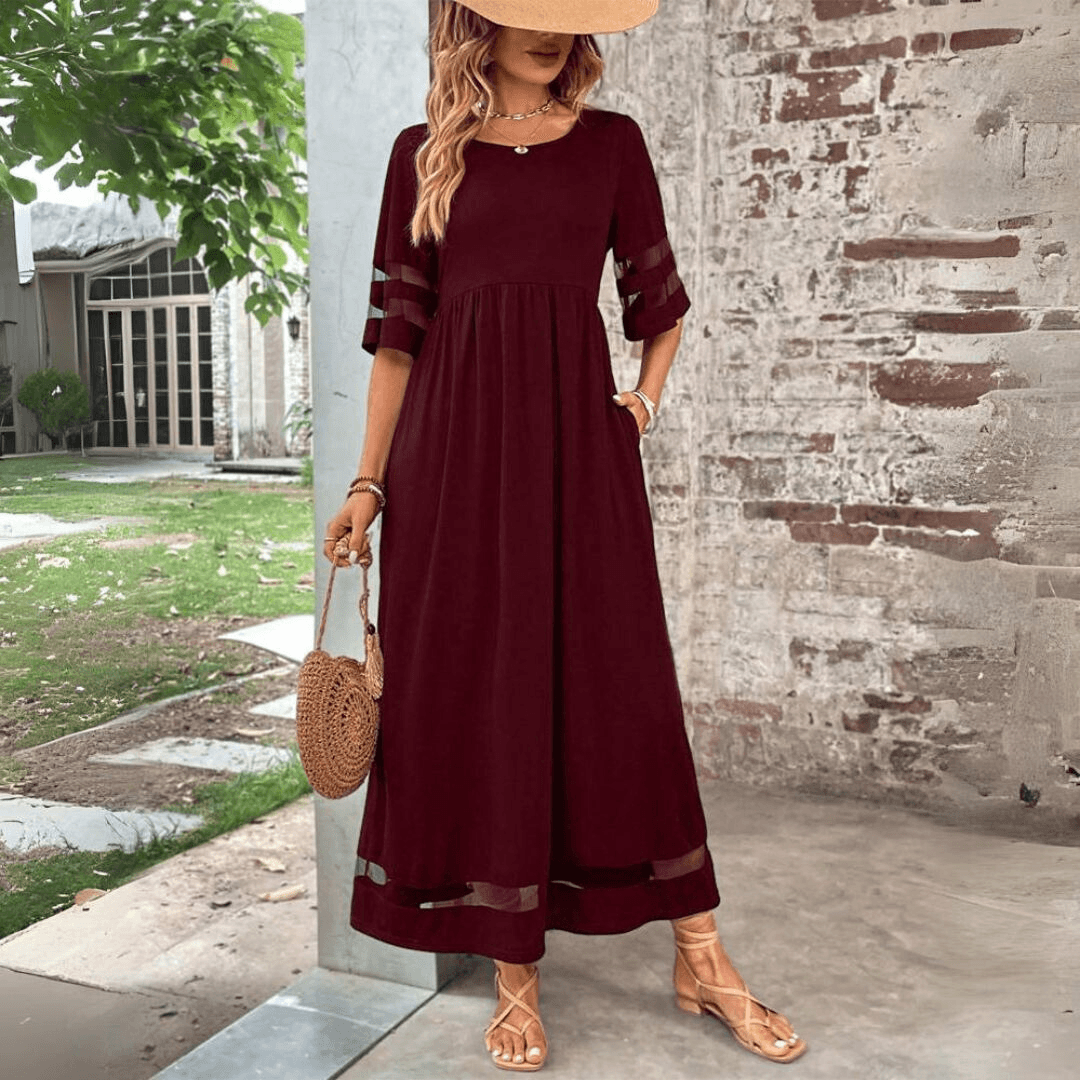 LunaGrace Elegant Maxi Dress for Sophisticated Occasions