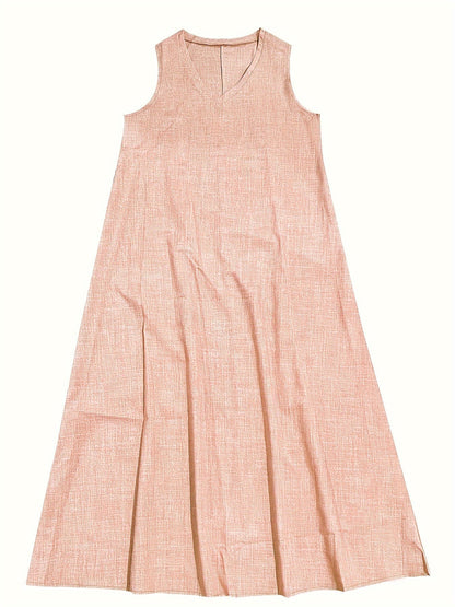 BellaBreezy Women’s Sleeveless Maxi Dress – Stylish and Comfortable