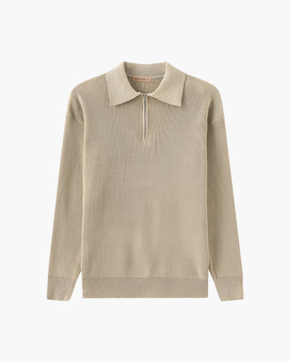 Cesare Sweater with Half-Zip