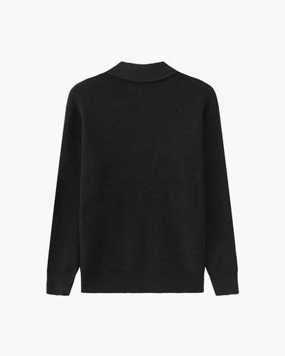 Cesare Sweater with Half-Zip