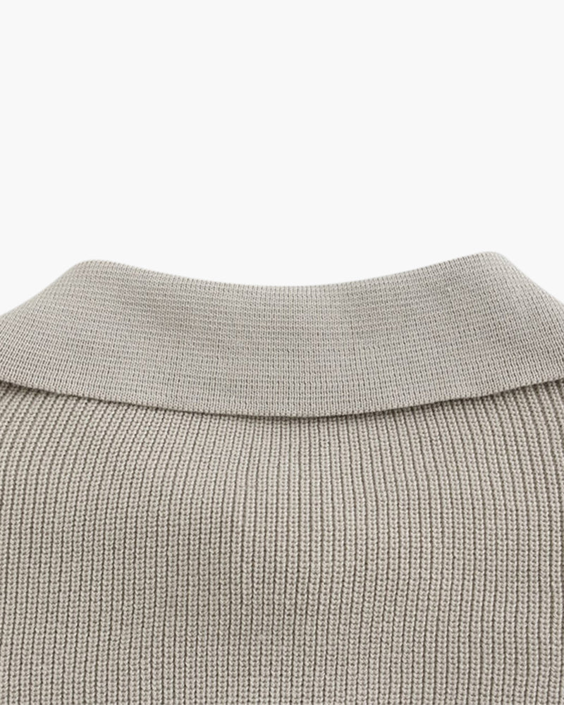 Cesare Sweater with Half-Zip