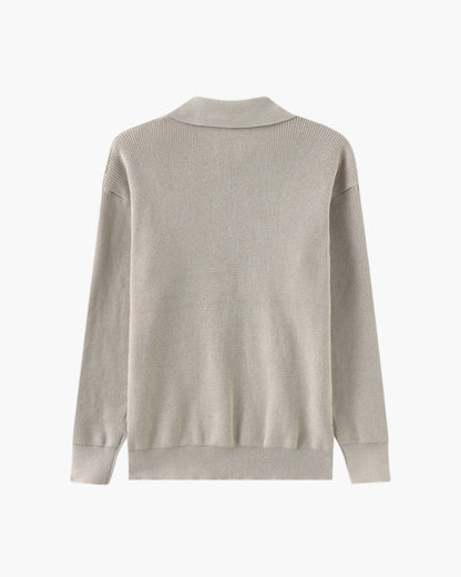 Cesare Sweater with Half-Zip