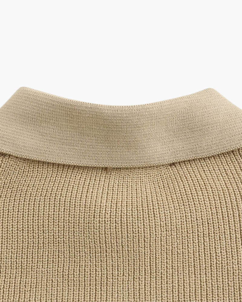 Cesare Sweater with Half-Zip