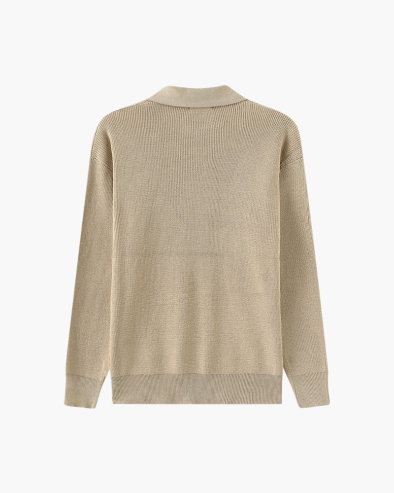 Cesare Sweater with Half-Zip