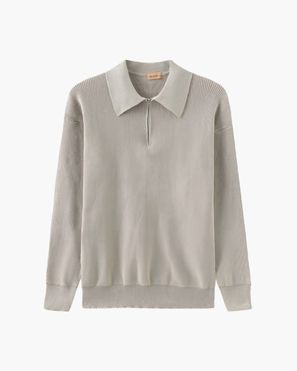 Cesare Sweater with Half-Zip