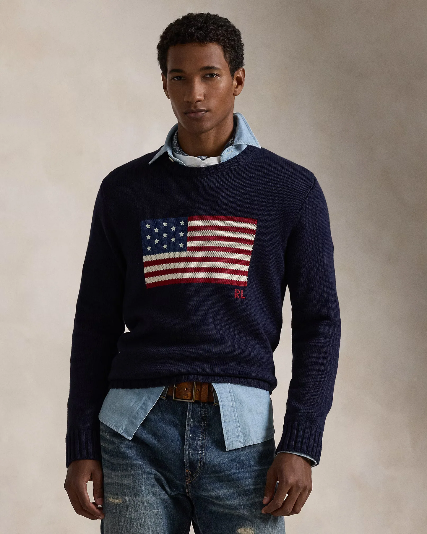 Polo RL Sweater The Iconic Flag