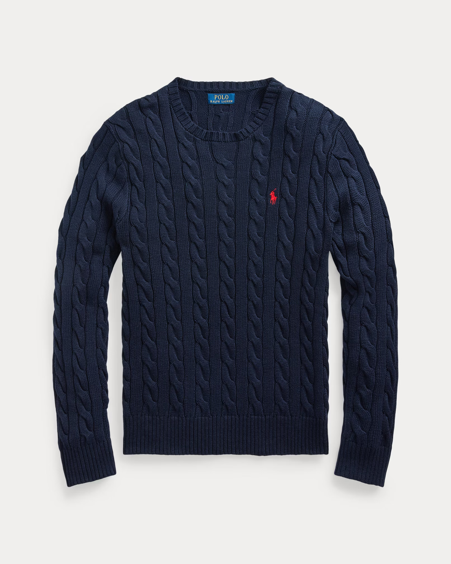 Ralph Lauren Navy Blue Cable Sweater