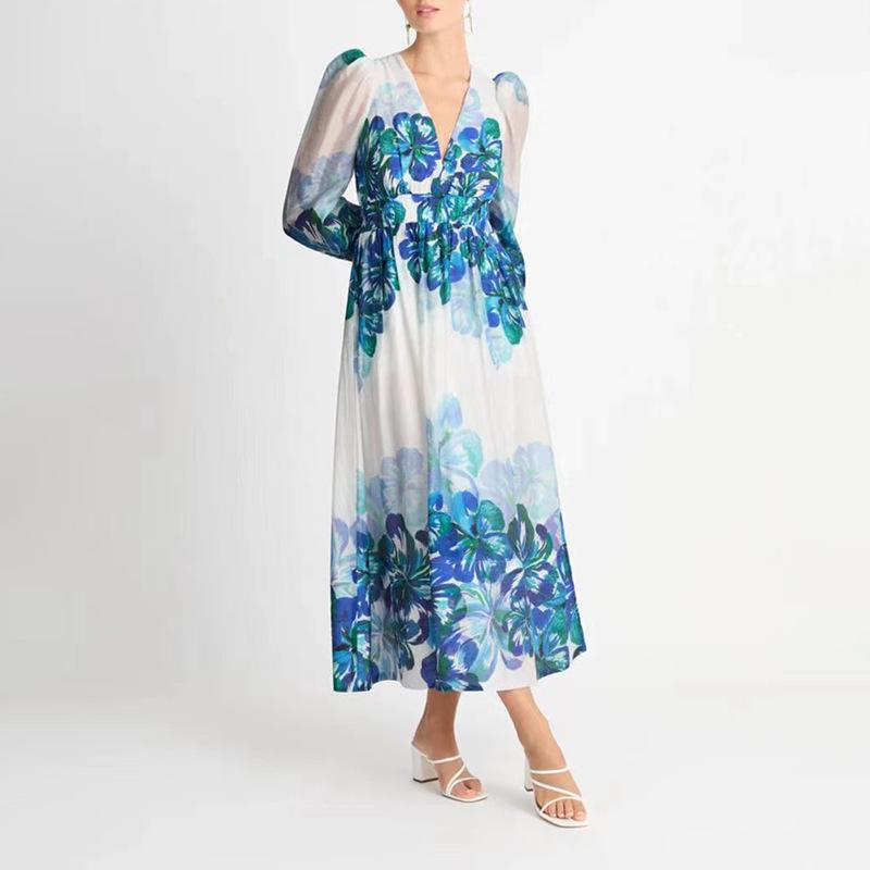 FloraVogue Lightweight Breathable Maxi Dress for All Seasons