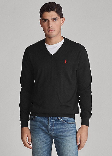 Polo Ralph Lauren V-Neck Sweater Black