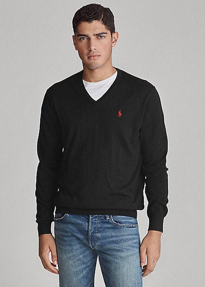 Polo Ralph Lauren V-Neck Sweater Black